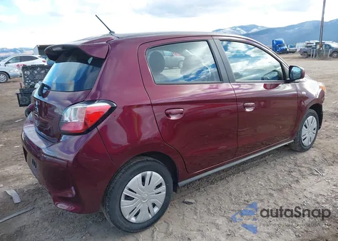 2024 Mitsubishi Mirage Es/Le z USA, uszkodzony, nr VIN ML32AUHJ8RH017642